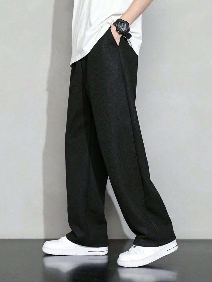 Noir Flow Baggy Trousir